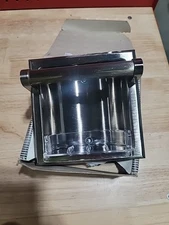 Hall-Mack Recessed Soap Dish Holder w Utility Bar HM-1665 P  Pewter MCM