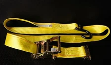 (2) 6' E Track Ratchet Tie Down Straps Enclosed Trailer Cargo Trailer Van Strap 