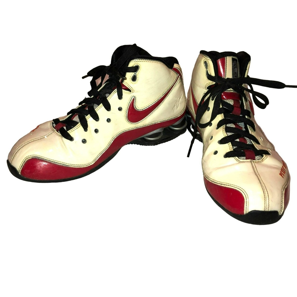 Nike Shox Elite Flight Sneakers Sz 7.5 Red White 352335  display picture 1