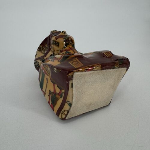 Pisapapeles arte decoupage estatua busto faraón egipcio vintage único - Imagen 8 de 10