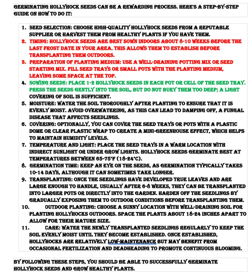 20 SEMILLAS para Bebé Rosa Claro HOLLYHOCK Raro Cama de Flores Planta Exótica Vendedor de EE. UU. Foto 4 de 4