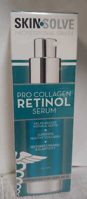 New Skin Solve Pro Collagen Retinol SERUM 1 oz