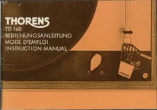Operating Instructions for Thorens TD 160