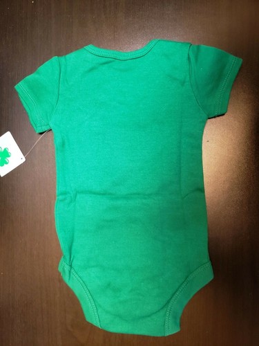 GIRLS INFANT LUCKY GIRL GREEN RAINBOW BODYSUIT SIZE 3-6 MONTHS NWT PATRICK - Picture 7 of 10