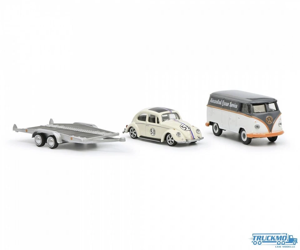 Schuco Volkswagen T1 mit Käfer Aircooled 452033400 - Bild 3 von 3
