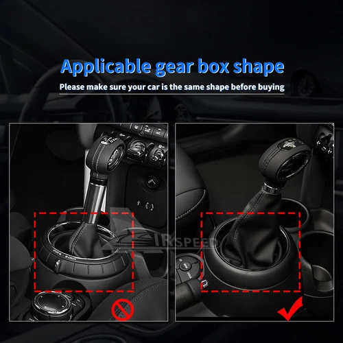 Real Carbon Fiber Gear Shift Panel Cover Trim For Mini Cooper F55 F56 F57 F60 - Foto 2 di 8