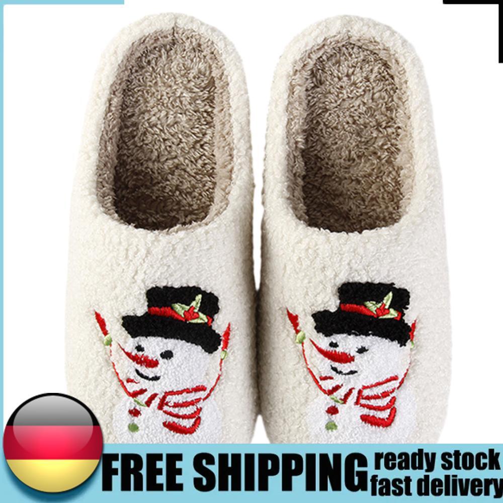 APL Pantofole Donna Stampate Natalizie Antiscivolo Calde Casa Pantofole Invernali Casa Scarpe
