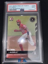 2021 Bowman Transcendent’s VIP Party Jo Adell  NEXT PSA 9 MINT 76/100