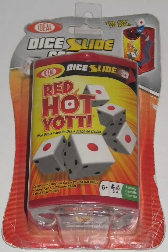 tømmerflåde sammentrækning Hvem IDEAL DICE SLIDE GAMES RED HOT YOTT DICE GAME 2014 Travel Game | eBay