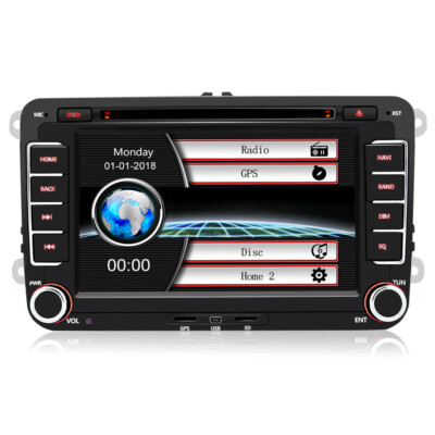7'' Autoradio Navi GPS DVD CD Bluetooth Für VW Golf 5 6 Passat TIGUAN TOURAN EOS