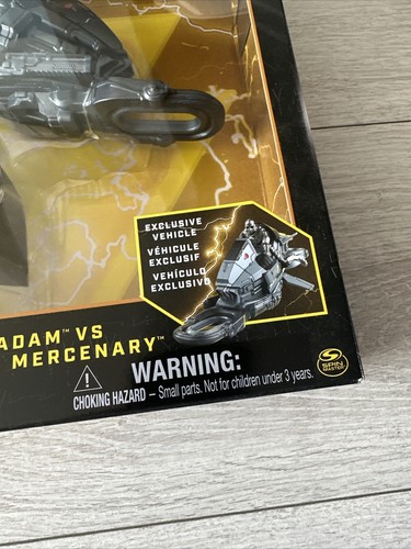 BLACK ADAM vs Inter gang Mercenary Action Figure Toy Set With EXCLUSIVE VEHICLE - Picture 2 of 3