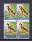 San Marino Stamps 1960 Fauna Birds 10 L. Cardellino MNH QUARTINA SAS515