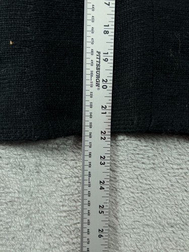 NWT Womens Tops Small Spring Mercer Black Wool Blend High Mock Neck Button Back - Picture 9 of 9