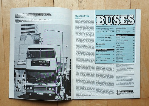 Buses Magazine February 1984. Ian Allan. Electric Progress, Black Isle Buses - Picture 2 of 3