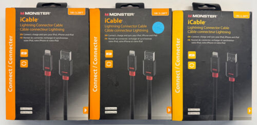 Monster iCable Apple Connector Cable (MBL IC USB-1M 8DK WW ITEM:133306-00)