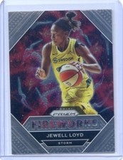 2021 Panini Prizm WNBA Fireworks Insert NO.14 Jewell Loyd - Seattle Storm