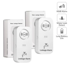 KERUI 90 dB Wireless Water Detectors Alarm Sensor for Home Kitchen Toilet Floor