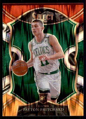 2020-21 Red/White/Orange Flash Payton Pritchard Rookie Boston Celtics #86