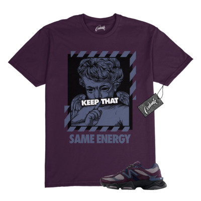 9060 Plum Brown Ice Wine Dark Arctic Grey T Shirt to Match ENERGY