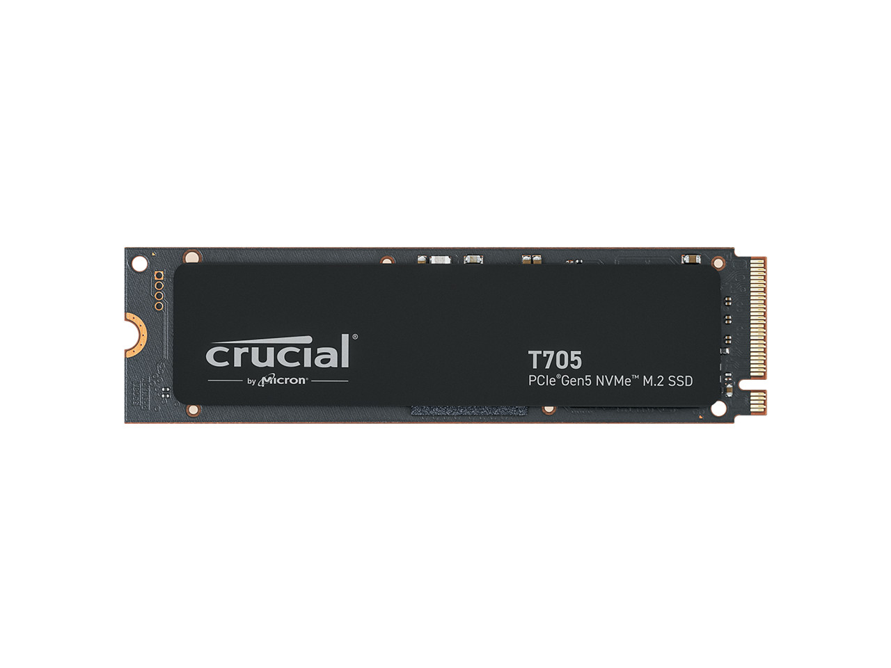 Твердотельный накопитель Crucial T705 2TB PCIe Gen5 NVMe M.2 SSD - Скорость до 14 500 МБ/с - Готов к игре -