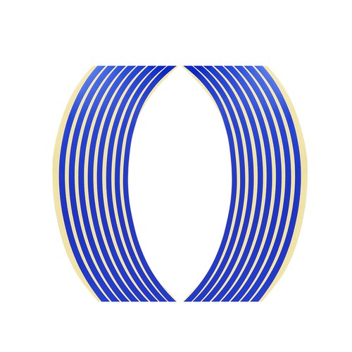Reflective Rim Stripes Wheel Decals Tape Stickers For SUZUKI GSXR 600/750/1000. - Picture 18 of 29