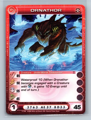 Chaotic TCG - Ornathor 11/100 - 2 RANDOM MAX STATS - Zenith of the Hive