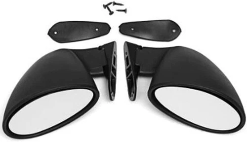 Rearview Mirror, 1 Pair Black Universal Side Door Rearview Mirror Vintage Car