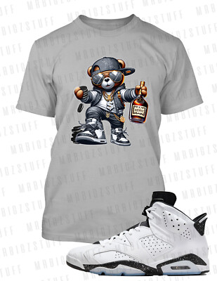 Henny Bear Dropping Cookies Graphic Tee Shirt Match J6 Reverse Oreo Big Tall Sm