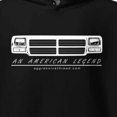 1st Gen Truck Grille Hoodie, Sweatshirt Based 1981-1993  Pickup, Pullover Jacket