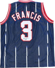 Steve Francis Signed Autographed Jersey JSA Authenticated Blue/Red/White