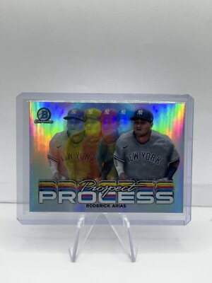 2023 Bowman Chrome Prospect Process #PRP-3 Roderick Arias New York Yankees