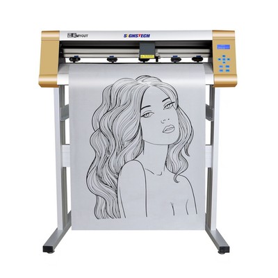MYCUT 630mm 25'' CCD Contour Cutting Plotter Vinyl Cutter+SignMaster+Stand