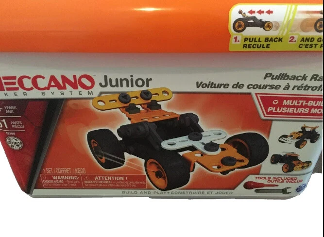 Meccano pullback race car 2025