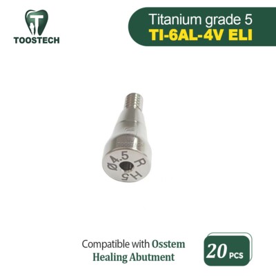 20pcs Titanium healing abutment fits to Hiossen Osstem TS platform Regular Mini