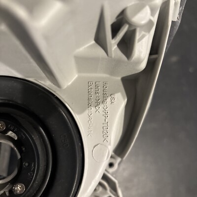 HEADLIGHT ASSEMBLY HOUSING PP-TD20, Lens PC, Extension PC-HT | eBay