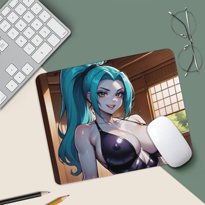 Ember McLain Danny Phantom Keyboard Mice Mat Desk Pad Game Playmat 9.8x11.8inch