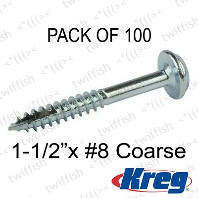 SCHRAUBEN KREG MARKE - TASCHENLOCH - MAXI LOCK - GROB 38MM 1-1/2'' SPS-C150-100 EU