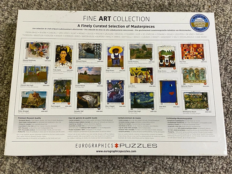 Вавилонская башня - Eurographics 1000 штук 19 1/4 дюйма x 26 5/8 дюйма - Изображение 3 из 3