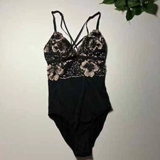Auden Intimates| Woman’s lace one piece shapewear lingerie bodysuit NWOT