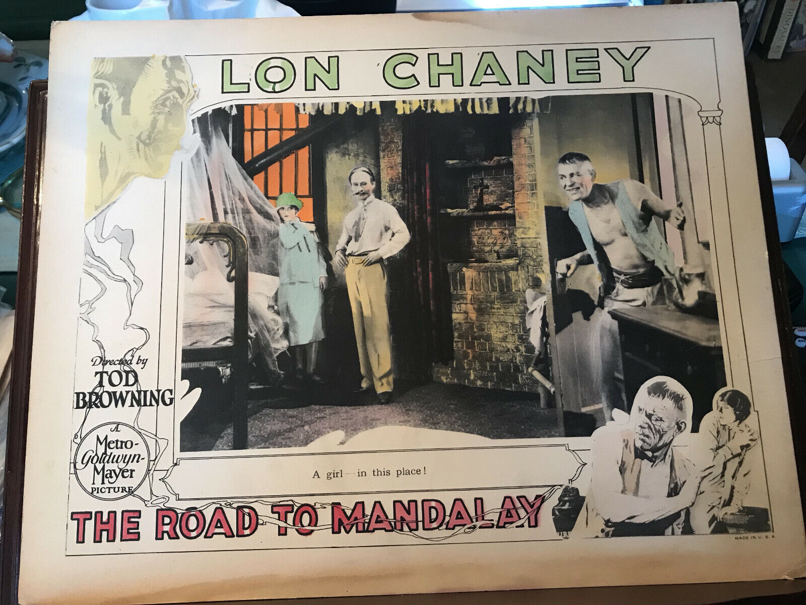 The Road To Mandalay 1926 MGM 11x14