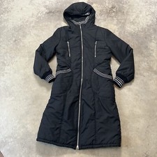 Max & Co Womens Medium Black Hooded Puffer Co...