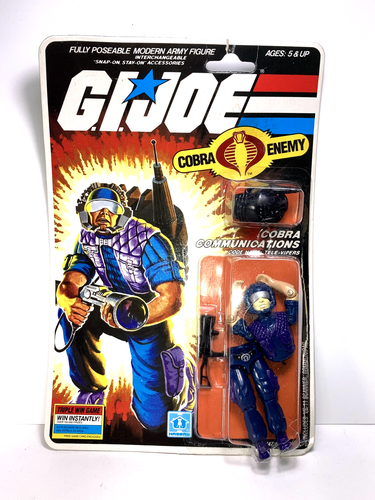 GI JOE 1985 ARAH A Real American Hero Cobra Tele Viper Vintage Action