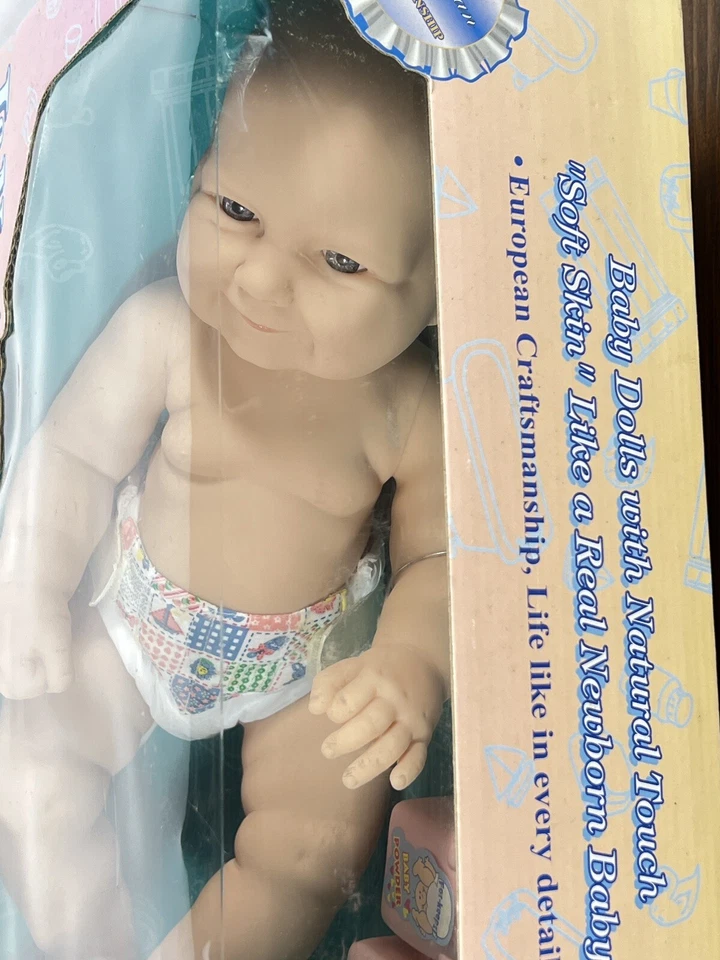 La Newborn Moments by Berenguer 17” Baby Boy Bath Time Anatomically Correct NOS - Image 4 of 4