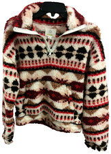 Offline By Aerie Sweater Womens Size XS Multicolor Long Sleeve Pullover Fuzzy