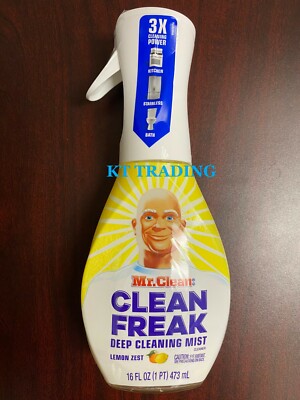 Mr. Clean Freak Multi Purpose Surface Deep Cleaning Mist Lemon Zest 16 ...