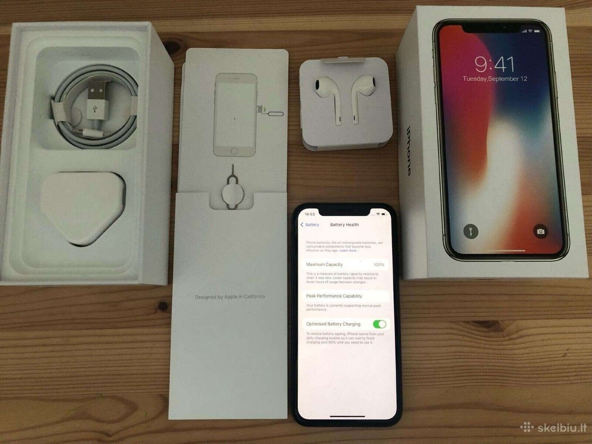 APPLE iPhone X 10 64GB 256GB Factory Unlocked all colours in Box