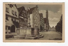 Vintage Postcard Rothenburg O.T. Herreng Asse Germany Unposted