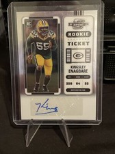 2022 Contenders Optic Rookie Ticket #181 Auto Kingsley Enagbare Packers 🧀