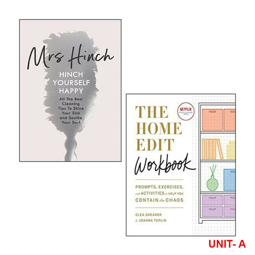 Hinch Yourself Happy, The Home Edit Workbook 2 Books Collection Set NEW