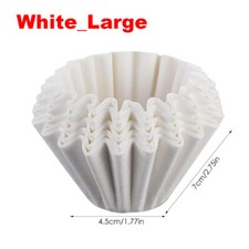 50-200X Coffee Filters Basket Filters Disposable Paper Coffee Filter Home Office